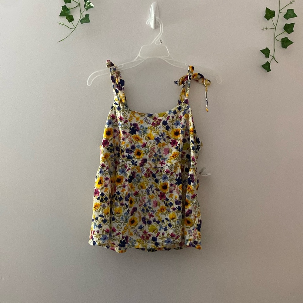 Woman’s flower blouse